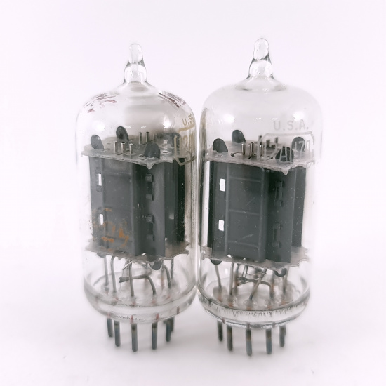 2 X 12AU7A / ECC82 RCA TUBE. 1950s...