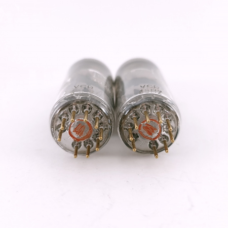 2 X E80F VALVO TUBE. 1960s PHILIPS PROD. GOLD PIN. MATCHED PAIR. USED. 78.CH168