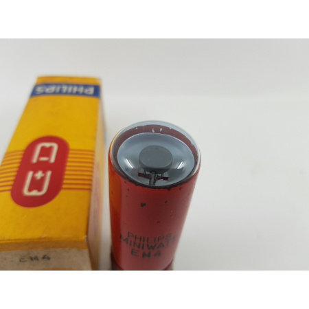 1 X EM4 MAGIC EYE TUBE. PHILIPS PRODUCTION. NOS/NIB. RCB363