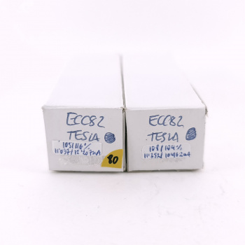 2 X ECC82 TESLA TUBE. 1950s...