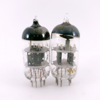 2 X ECC82 TESLA TUBE. 1950s... 2