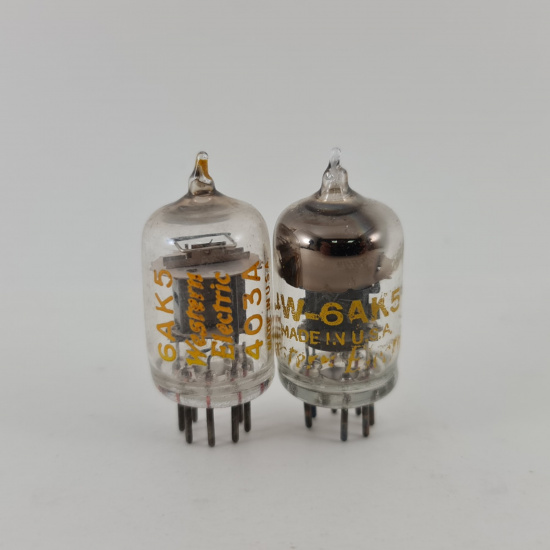 2 X 403A / 6AK5 WESTERN ELECTRIC...