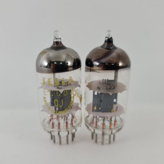 2 X ECC82 TESLA TUBE. 1950s PROD....