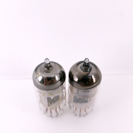 2 X ECC82 TESLA TUBE. 1950s PROD. SOLID GETTER. MATCHED PAIR. 85. CH168