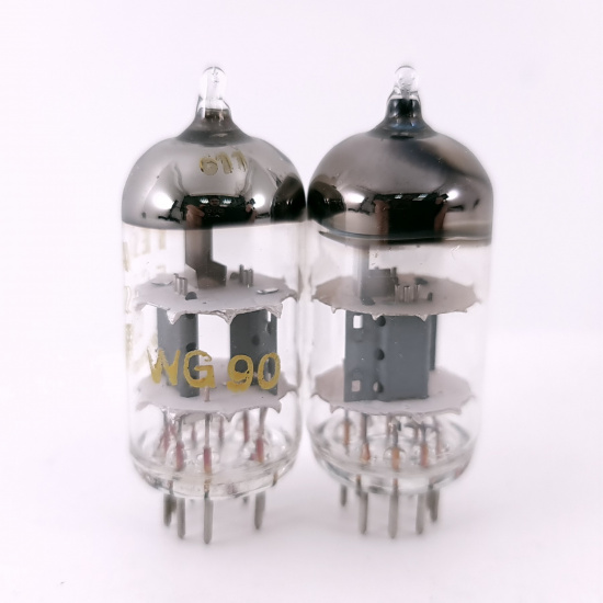 2 X ECC82 TESLA TUBE. 1950s PROD....