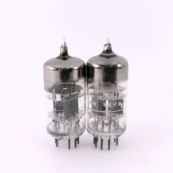 2 X 12AT7WA BRIMAR TUBE. 1950s PROD....