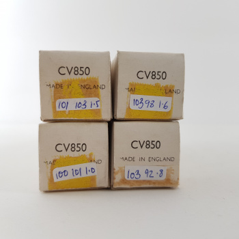 4 X CV850 MULLARD TUBE....