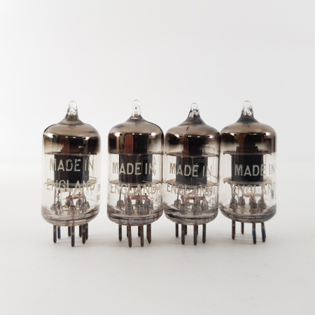4 X CV850 MULLARD TUBE. BLACK PLATES. 1960s AMRY PROD. MATCHED QUAD AH  ENA