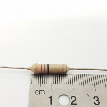 1 X RESISTENCIA 1/2W 27R...