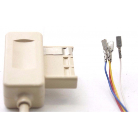 FRENCH ANTIQUE TELEPHONE WHITE CABLE NOS (NEW OLD STOCK) 1PC. CA324U56F270617