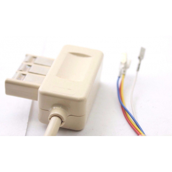 FRENCH ANTIQUE TELEPHONE WHITE CABLE...