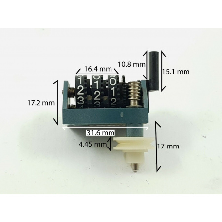 REEL TO REEL TAPE RECORDER COUNTER RIGHT RESET BUTTON. CONTADOR DE VUELTAS DCHA.