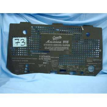 TAPA TRASERA DE RADIO. BACK...