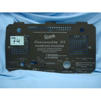 TAPA TRASERA DE RADIO...