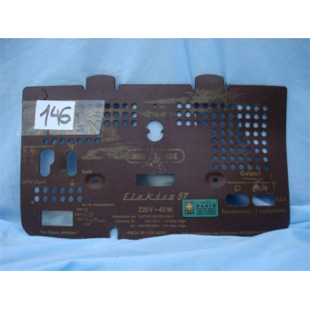 TAPA TRASERA DE RADIO. BACK...