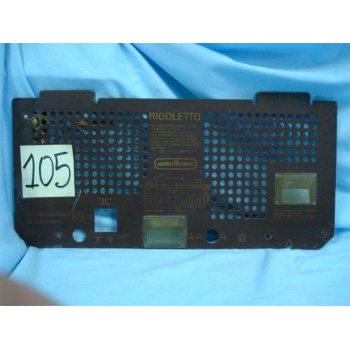 TAPA TRASERA DE RADIO. BACK...