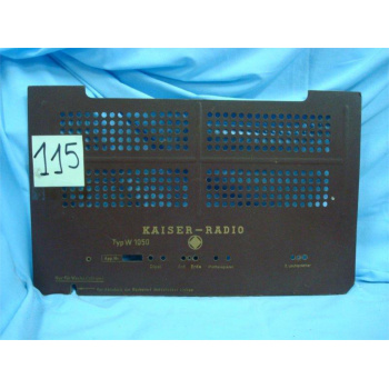 TAPA TRASERA DE RADIO. BACK...