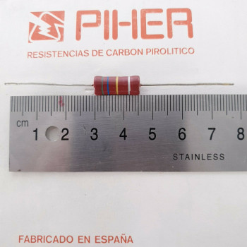 1 X 1W 560K 10% 1970S VINTAGE PIHER RESISTOR. NOS. C1796U19F210121