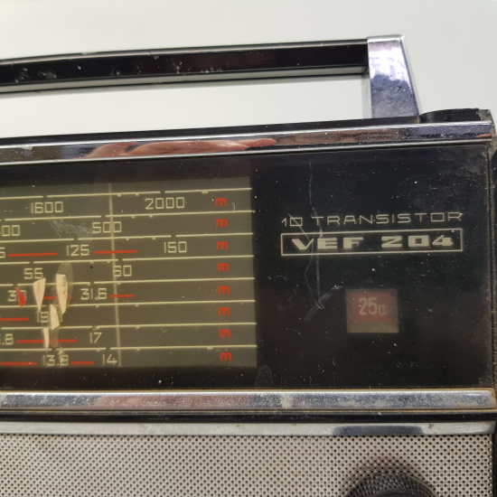 RADIO ANTIGUA. RADIO VEF 204 AM 10...