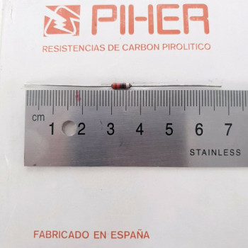 3 X 1/4W 22R 10% 1970S VINTAGE PIHER RESISTOR. NOS. C1796U97F210121