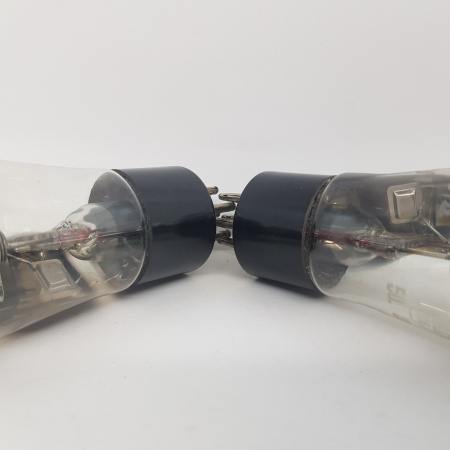 2 X RS288 TELEFUNKEN TUBE. 1940s PROD. GOLD LOGO. MATCH PAIR.13.CB399