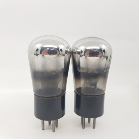 2 X B424 / A430 PHILIPS-MINIWATT TUBE. 1940s PRODUCTION. CB208