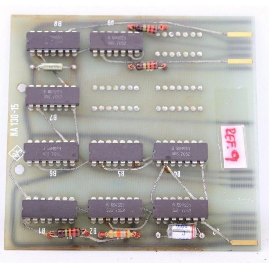 OLD PCB RS NA130-15 WITH 9 IC 4 RESISTORS 2 CAPACITORS CA326U2F280617