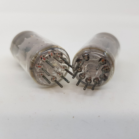 2 X 12AT7 / ECC81 HALTRON TUBE. SIEMENS UND HALSKE PROD. MATCHED PAIR. RCB41
