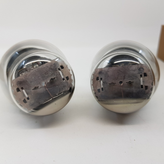 2 X 5Z3 RCA TUBE. 1950s BLACK PLATES....