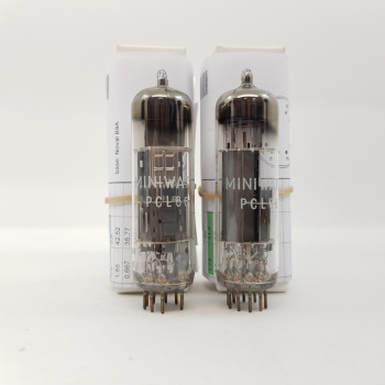 2 X PCL86 MINIWATT TUBE....