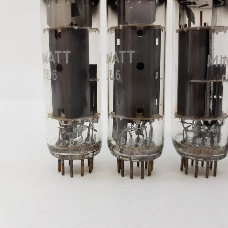 4 X PCL86 MINIWATT TUBE. MULLARD PRODUCTION. B CODE. MATCHED QUAD. NOS TUBE. RC180