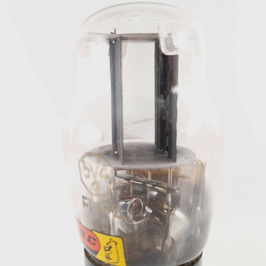 1 X 5V4G FIVRE TUBE. GREY PLATES. FLAT BIG PLATES.1950s PROD. NOS/NIB. CY  ENA