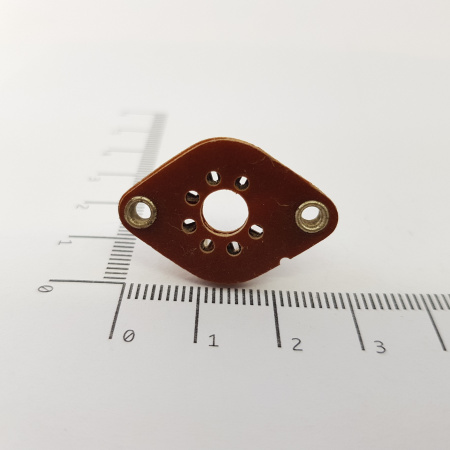 1 X ZOCALO 7 PINS PCB MINIATURA. ZOCALO BAQUELITA.  Z1