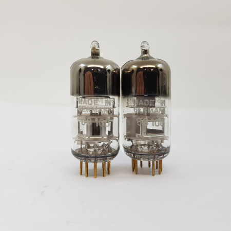 2 X E88C / 8255 SINGLE TRIODE SIEMENS TUBE. 1960s. GOLD PIN. MATCHED PAIR. 19. CH78