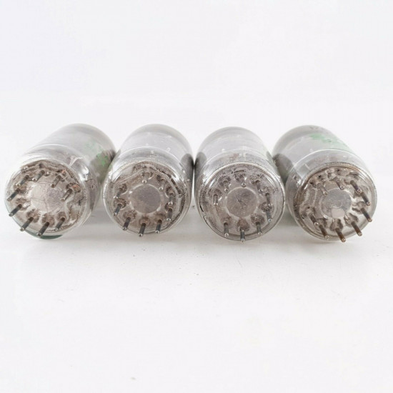 4 X 12AV7 SYLVANIA TUBE. BLACK PLATES. SQUARE / HALO GETTER. CP  ENA