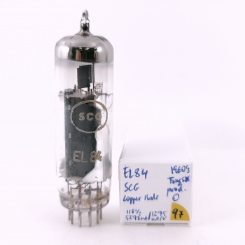 1 X EL84 SCG TUBE. 1960s...
