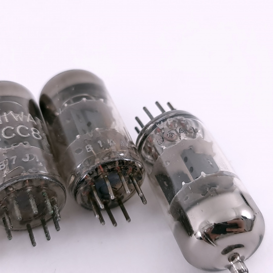 4 X ECC81 TUBE. 1960s MULLARD PROD. 1...