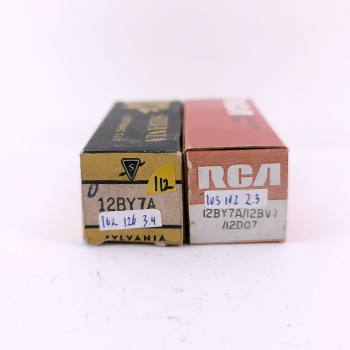 2 X 12BY7A SYLVANIA/RCA...