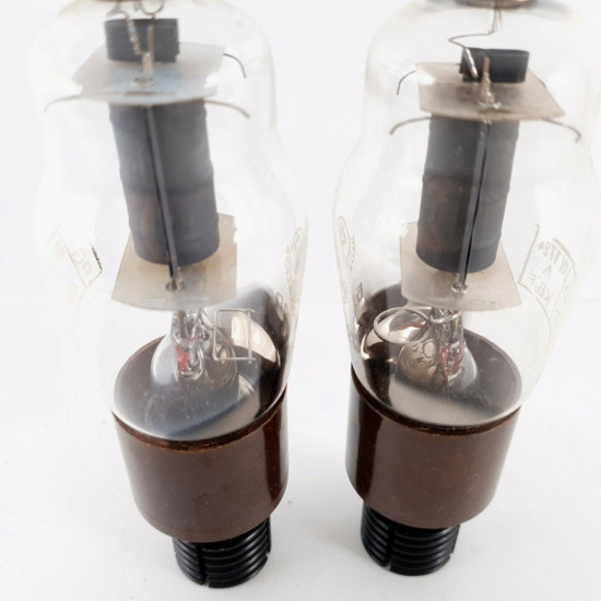 2 X CV1724 / 5A / 102D STC TUBE. BROWN BASE. 1960s BRITISH ARMY PROD. CP  ENA