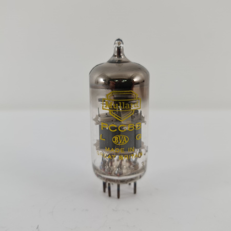 1 X PCC88 MULLARD TUBE. 1960s PROD. YELLOW LABEL. USED. 116. CH168