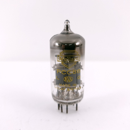 1 X PCC88 MULLARD TUBE. 1960s PROD. YELLOW LABEL. USED. 116. CH168