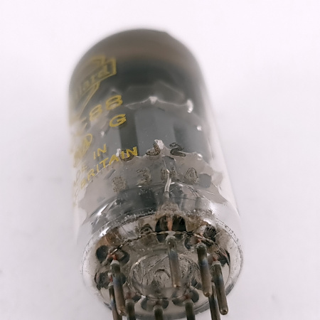 1 X PCC88 MULLARD TUBE. 1960s PROD. YELLOW LABEL. USED. 116. CH168