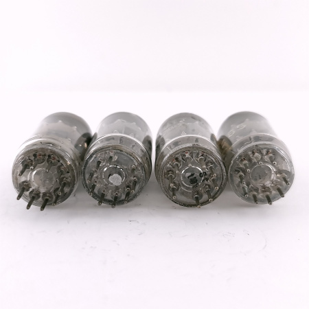 4 X ECC85 MINIWATT TUBE. 1950s LAMPARA Z PROD. U-FOIL G. COPPER RODS. 118.CH168