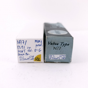 2 X N77 MWT TUBE. 1950s...