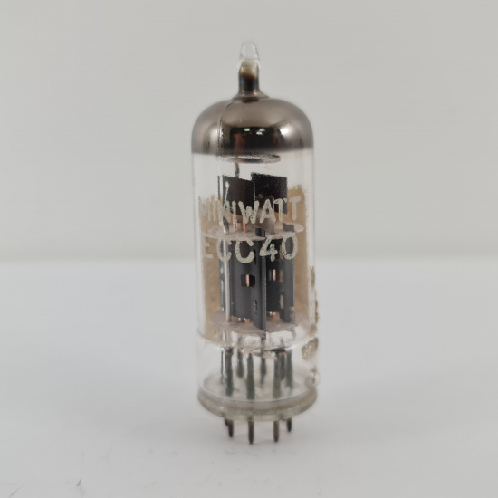 1 X ECC40 MINIWATT TUBE. 1960s PROD....