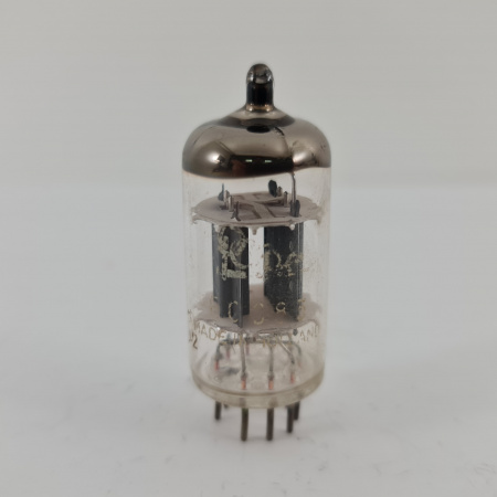 1 X ECC83 POPE TUBE. 1960s PHILIPS PROD. DIMPLE GETTER. 131. CH168