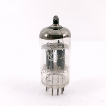 1 X ECC83 POPE TUBE. 1960s PHILIPS PROD. DIMPLE GETTER. 131. CH168