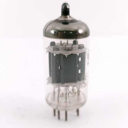 1 X ECC83 POPE TUBE. 1960s PHILIPS PROD. DIMPLE GETTER. 131. CH168