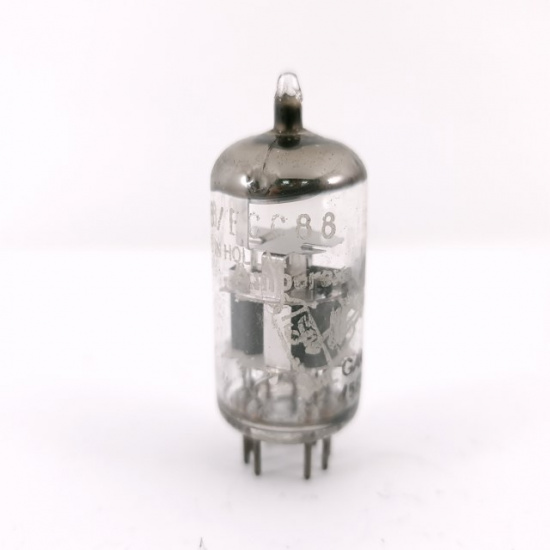 1 X ECC88 / 6DJ8 AMPEREX BUGLE BOY...