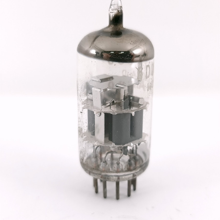 1 X ECC88 / 6DJ8 AMPEREX BUGLE BOY TUBE. 1960s PHILIPS PROD. 132. CH168